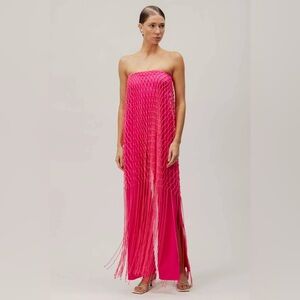 Baobab Strapless Fringe Indira Jumpsuit